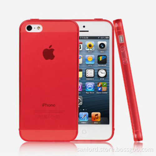 High Transparent TPU Cases for iPhone, with Dust-proof Plugs